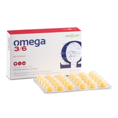 BIOSLINE OMEGA 3-6 60CPS S/G BIOSLINE OMEGA 3-6 60CPS S/G