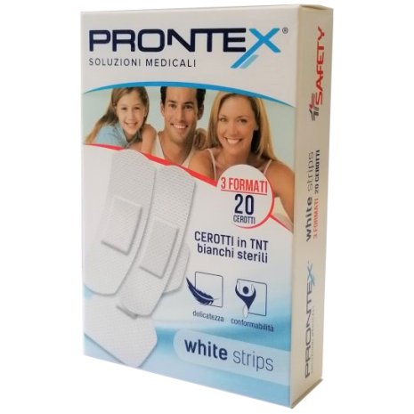 CER PRONTEX WHITE STRIPS 20PZ CER PRONTEX WHITE STRIPS 20PZ