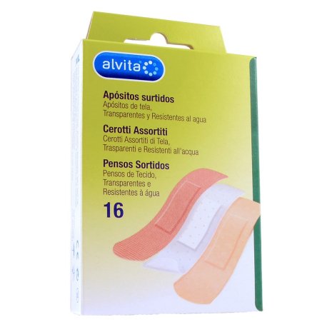 ALVITA CEROTTI ASSORTITI 16PZ ALVITA CEROTTI ASSORTITI 16PZ