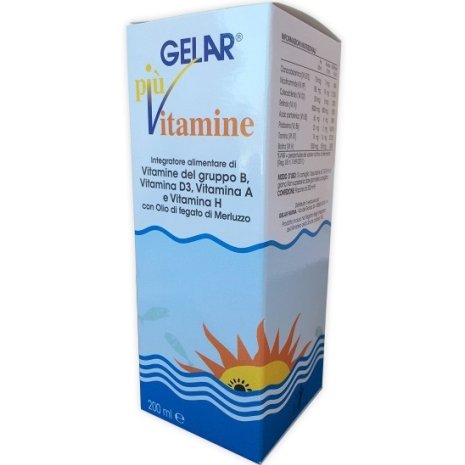 GELAR PIU' VITAMINE SCIROP 200ML GELAR PIU' VITAMINE SCIROP 200ML