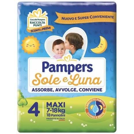 PAMPERS SOLE&LUNA MAXI 18PZ PAMPERS SOLE&LUNA MAXI 18PZ