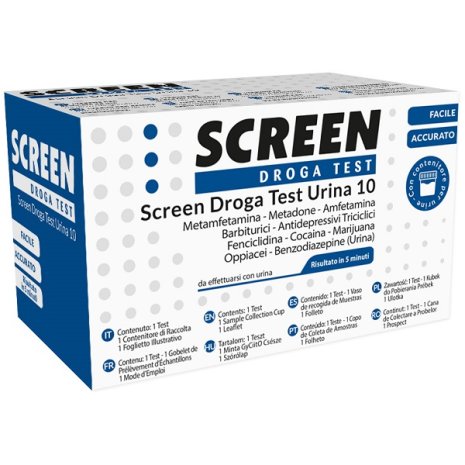 SCREEN DROGA TEST URINA 10DROG