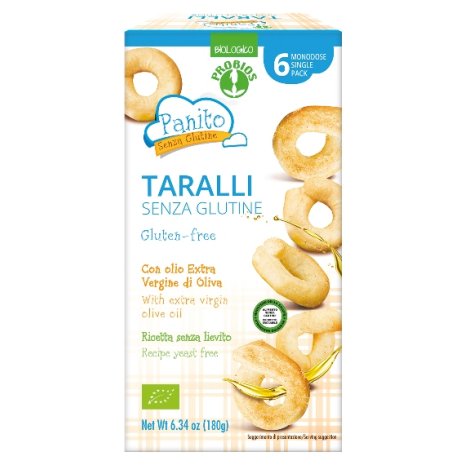 PROBIOS TARALLI PANITO 180GR S/G