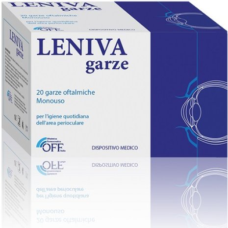 LENIVA GARZE OFTALMICHE 20PZ LENIVA GARZE OFTALMICHE 20PZ