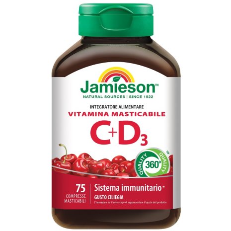 JAMIESON VITAMINA C500+D 75CPR JAMIESON VITAMINA C500+D 75CPR