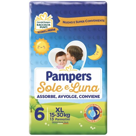PAMPERS SOLE E LUNA XL 13PZ PAMPERS SOLE E LUNA XL 13PZ