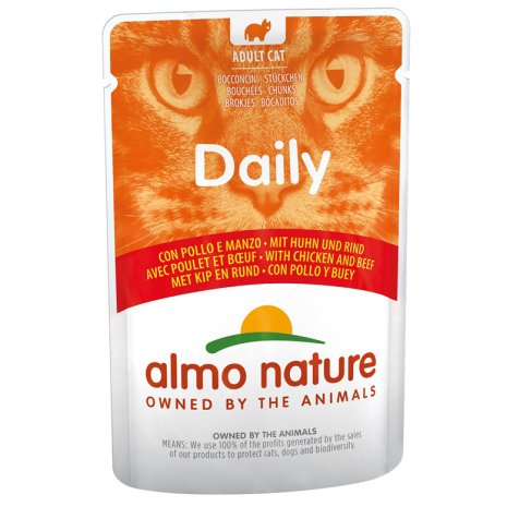 ALMO CAT DAILY MENU 70 GR POLL