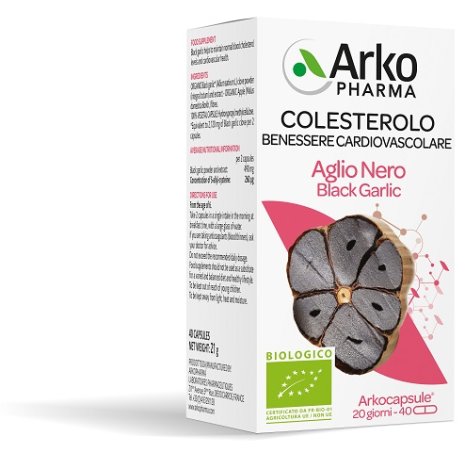 ARKOCPS AGLIO NERO BIO 40CPS ARKOCPS AGLIO NERO BIO 40CPS