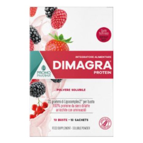 Dimagra Protein Red Fru 10bust