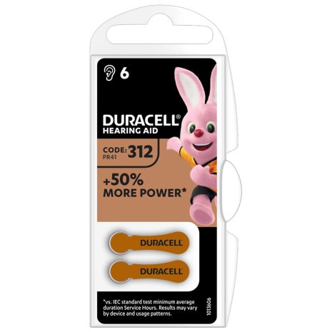 DURACELL EASY TAB 312 MARRONE
