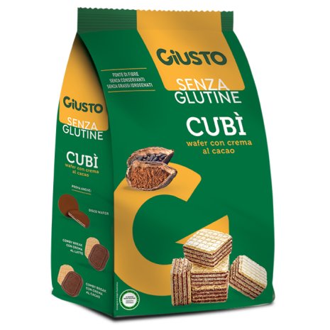 GIUSTO S/G CUBI' WAFER CAC250G GIUSTO S/G CUBI' WAFER CAC250G