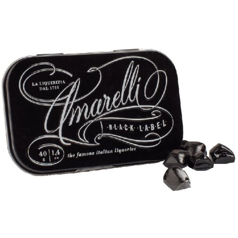 LIQUIRIZIA S/GL BLACK LABEL 40GR
