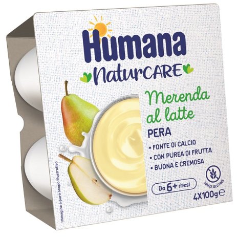 HUMANA MERENDA PERA 4PZ 100G HUMANA MERENDA PERA 4PZ 100G
