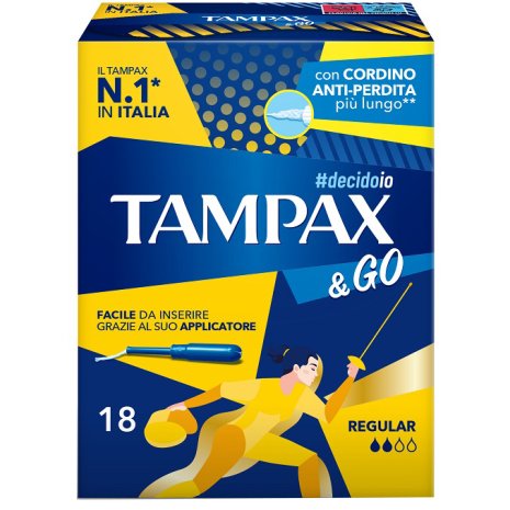 TAMPAX &GO REGULAR 18PZ 2GTT