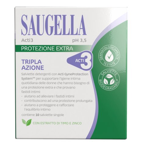 SAUGELLA SALVIE.INTIM ACTI3 10PZ