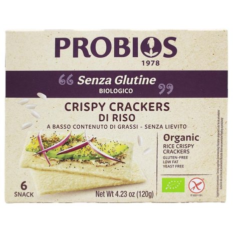 CRISPY CRACKERS RISO 6PZ 20GR S/