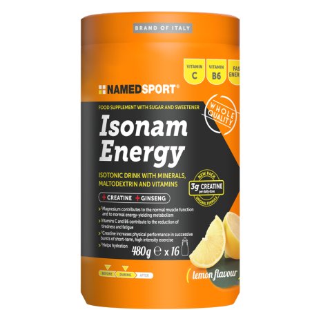 ISONAM ENERGY LEMON FLAV 480G NA ISONAM ENERGY LEMON FLAV 480G NA