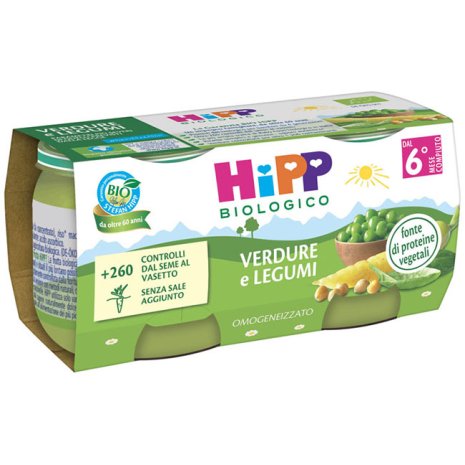 HIPP BIO OMOG VERD/LEGUMI2X80G HIPP BIO OMOG VERD/LEGUMI2X80G