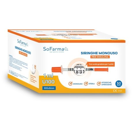 SIRINGA INSULINA 1ML 30PZ SF+ SIRINGA INSULINA 1ML 30PZ SF+