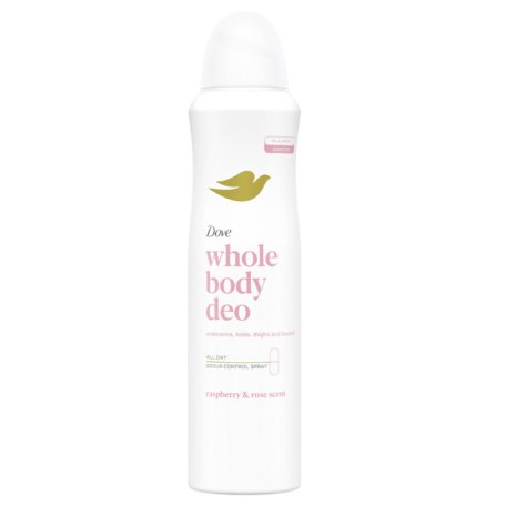 DOVE WBD RASPBE&ROSA SPR 150ML