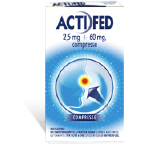 Actifed*12cpr 2,5mg+60mg