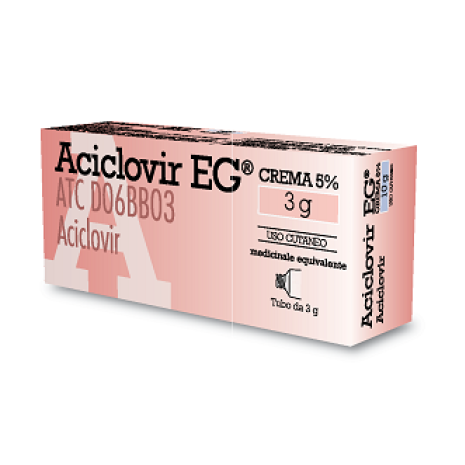 Aciclovir Eg*cr 3g 5%