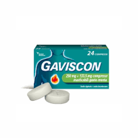 Gaviscon*48cpr Ment250+133,5mg